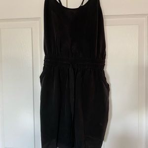 Wilfred 100% silk cross back romper sz XS